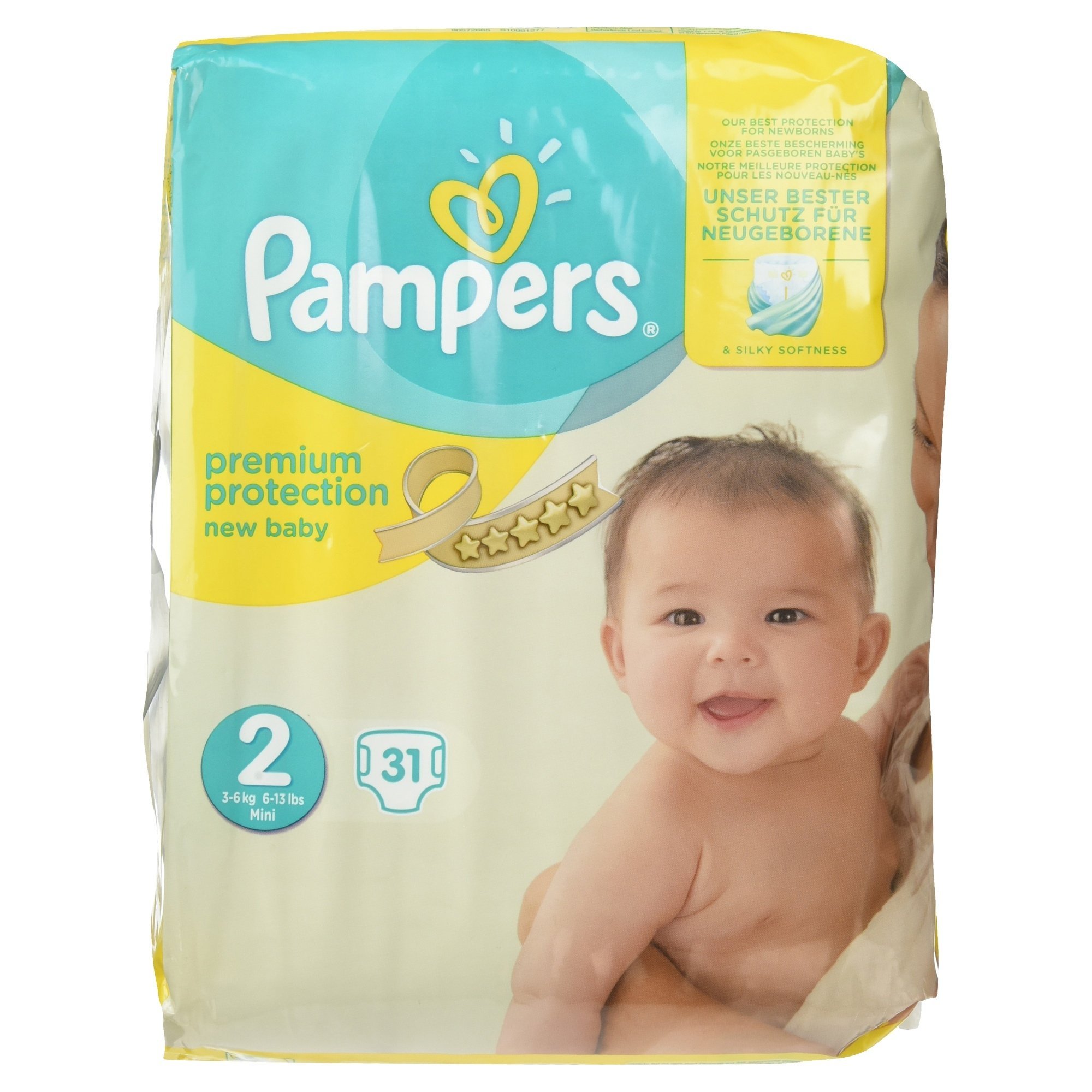 Pampers Diapers Premium Protection, 647.19 g