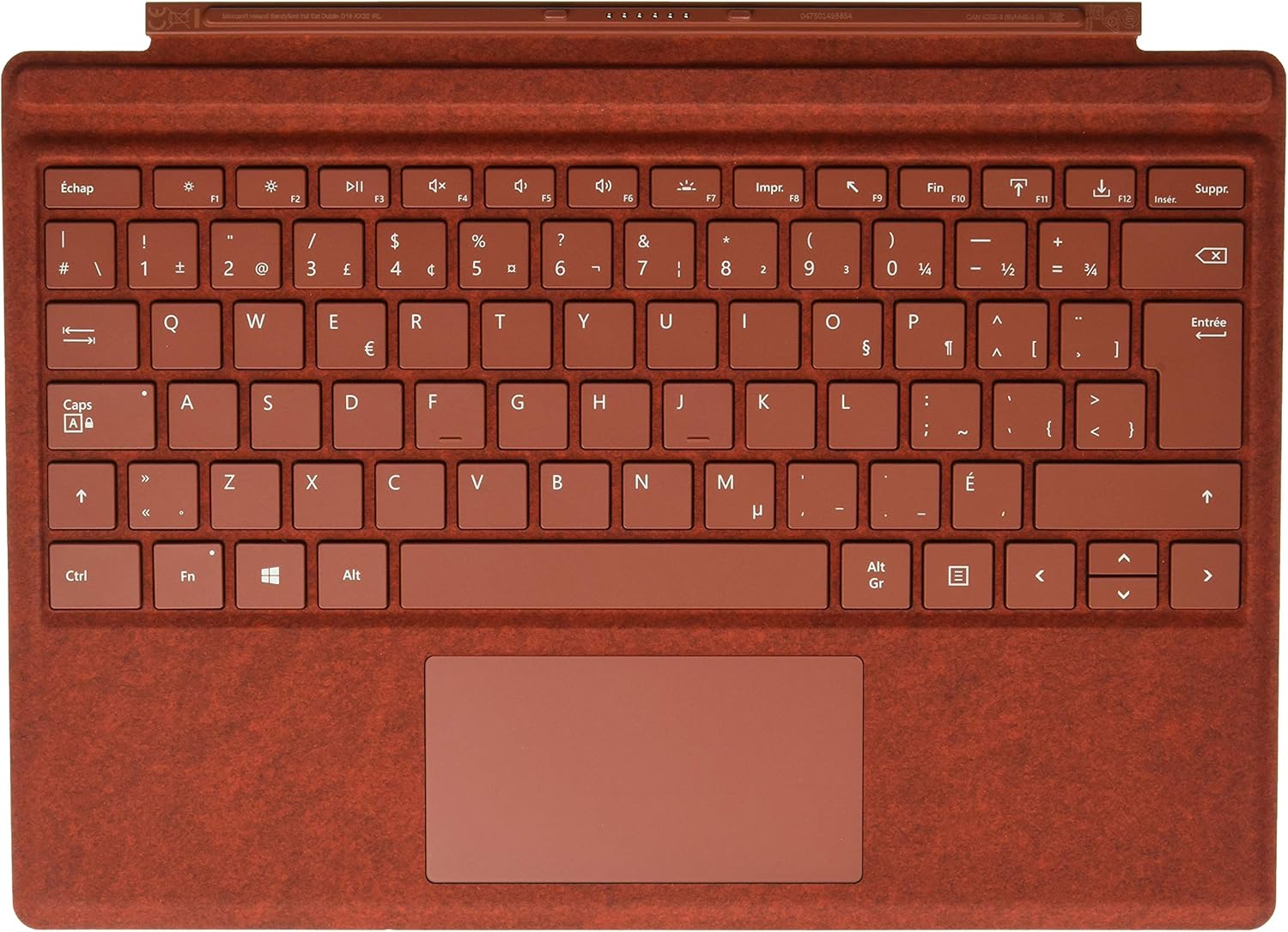 Computers Accessories Poppy Red Microsoft Ffp New Microsoft Surface Pro Signature Type Cover French Electronics Newid Com Sg