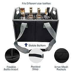 TheBarsentials 12 Bottle Wine Carrier Collapsible