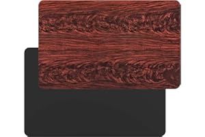 Flash Furniture Glenbrook 30'' x 48'' Rectangular Table Top with Black or Mahogany Reversible Laminate Top