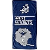Northwest NFL Dallas Cowboys Beach Towel, 30" x 60", 40 Yard Dash Legacy