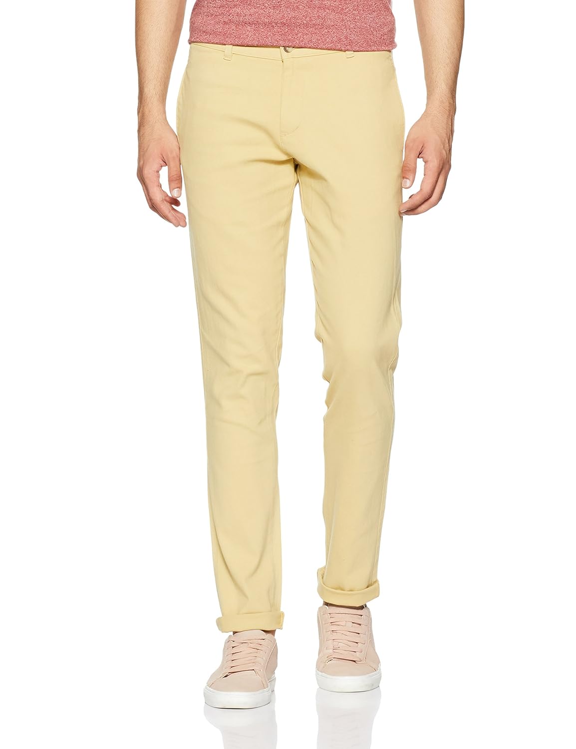 diverse mens slim fit casual trousers