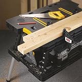 Keter Folding Work Table Portable Workbench with 12 inch Clamps Garage Wood Shop view 8