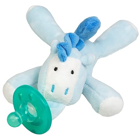 Kuscheltier Schnuller für Babys - Soothie Schnuller ab 0-3 Monate für Frühchen (Dino)