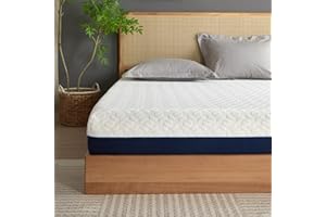 SCHOW LIFE Full Size Mattress - 6 Inch Cooling Gel Memory Foam Mattress in a Box,Cool Gel-Infusion for Cooler Sleep,Breathable Cover,Healthy and Safe,Full Bed,54" X 75" X6" (White&Navy, Full)