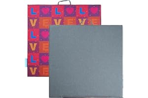 CRABCUT Heat Press Mat for Cricut Easypress 3/2/1 12x12 Inch Home Ironing Mat Portable Insulation Heating Resistant Mats for Heat Transfer Vinyl and Sublimation Projects