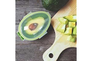 Avocado Keeper Storage Container with Lid Reusable Avocado Saver Case for Fridge Fresh Keeping and Odor Prevention Kitchen Fo