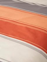 Fusion Betley Stripe Reversible Duvet Cover Set Spice King view 5