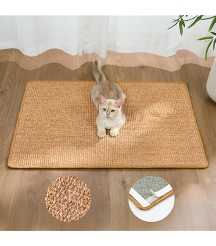 Self-Adhesive Cat Scratch Mat – 78.75x15.75 Inches, Trimmable Felt Protector For Furniture, Walls, & Doors