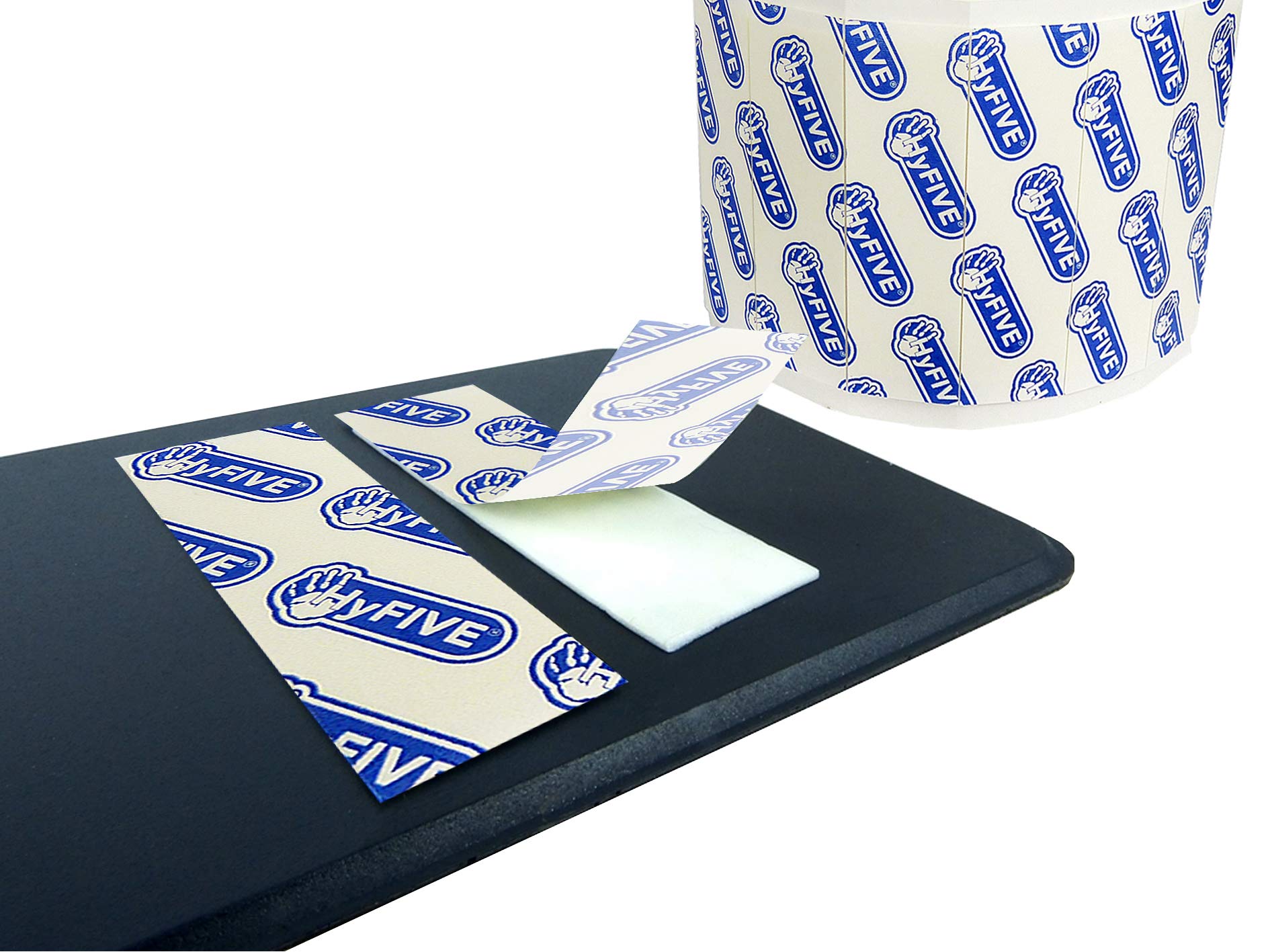 Hyfive Number Plate Stickers 8 PACK Extra Sticky Pads Double Sided Tape Adhesive Strips Heavy Duty Car Number Plate Stickers Double Sided Sticky Pads - Double Sided Foam Tape