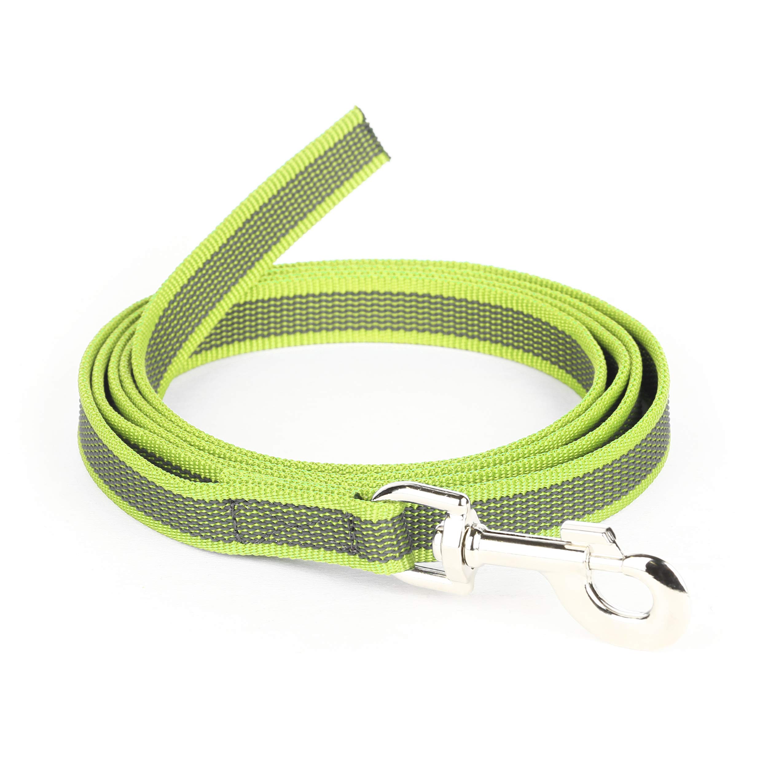 Color & Gray Super-Grip Leash without Handle, 20 mm x 2 m, Neon-Gray