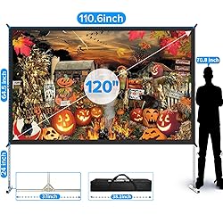 Projector Screen Outdoor,JWSIT 120 inch Outdoor