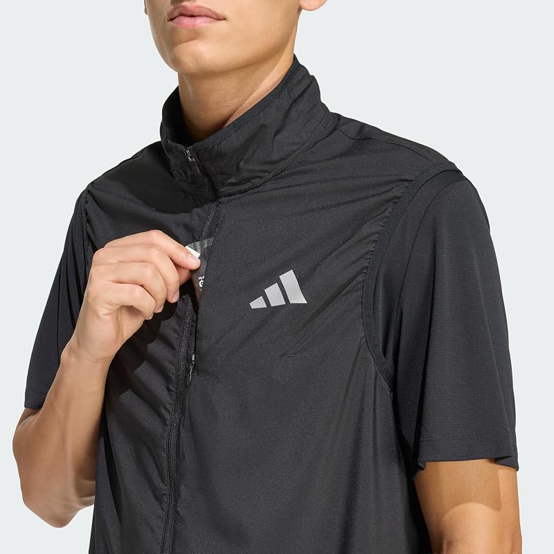 Homme Adi365 Running Essentials Vest Coat, black, XXL