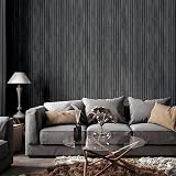 Arthouse Wood Slats Charcoal Grey Wallpaper 1005 x 53cm Paste The Paper view 2