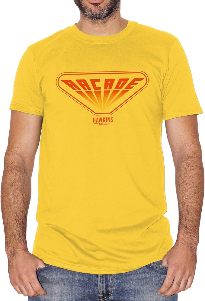 maglietta stranger things gialla