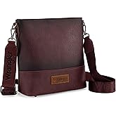 Wrangler Crossbody Purses for Women Two Tone Crossbody Bags Women Purses and Handbags