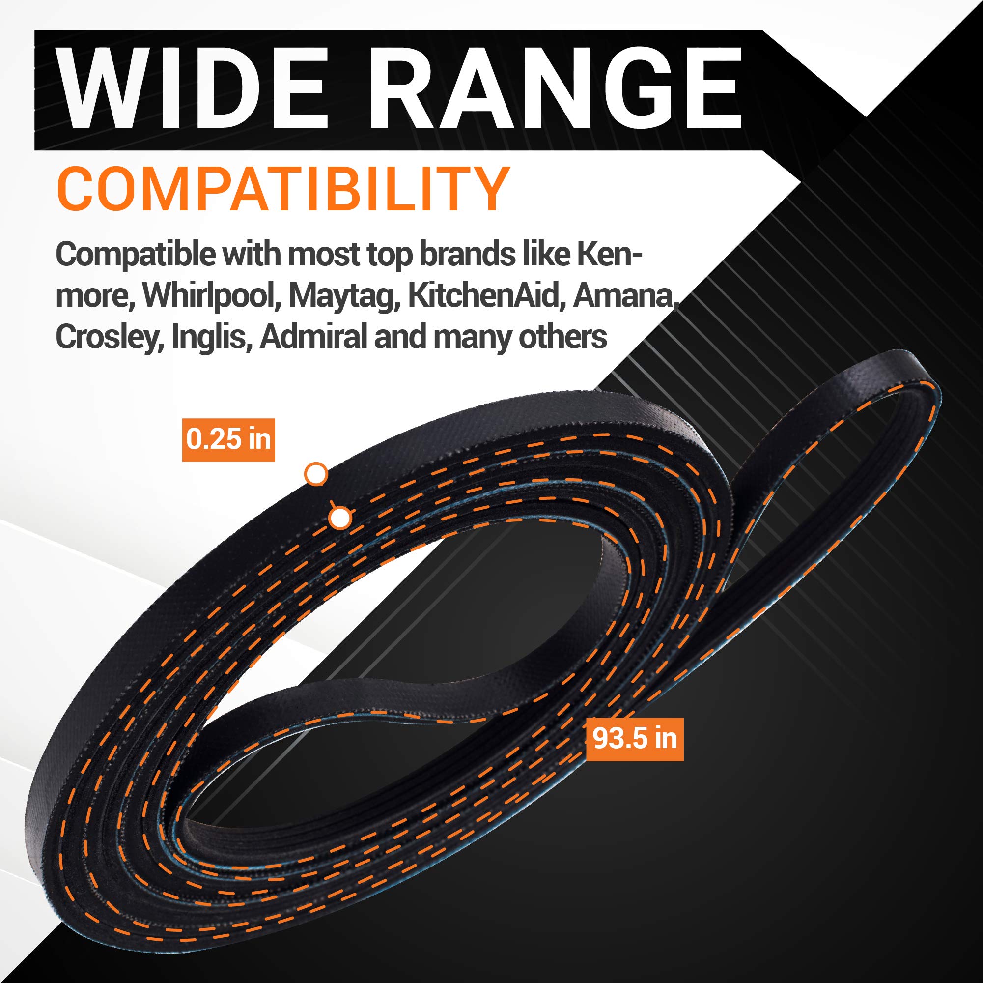 BlueStars 661570V 661570 & 279640 & W10837240 Dryer Drum Belt Idler Pulley and Pulley Kit - Compatible with Whirlpool Maytag Kenmore Dryers WED9200SQ0 WED5600XW0 WED9200SQ0 GEW9250PW1