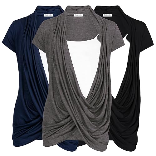 Free to Live Pack Nursing Tops Breastfeeding Shirts Criss Cross