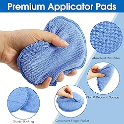 10 Pack Wax Applicator Pads, Microfiber Applicator