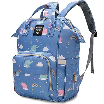 baby girl elephant diaper bag