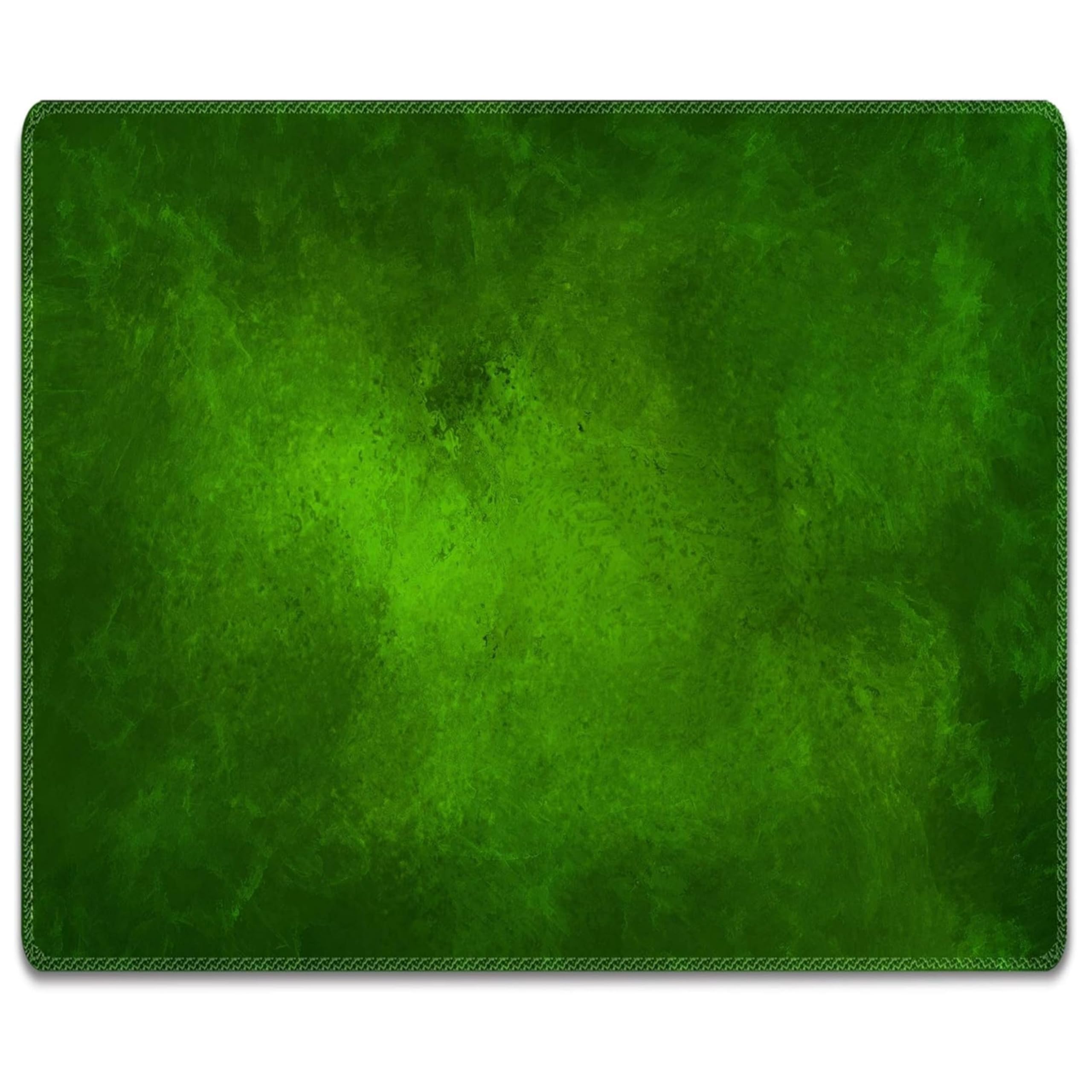 Silent Monsters Mouse Mat Small 10 x 8 inches / 24 x 20 cm, green, Stitched Edges, washable & rollable Mouse Pad, Gaming Home Office Mousemat, Mousepad non-slip & quiet, Desk Mat