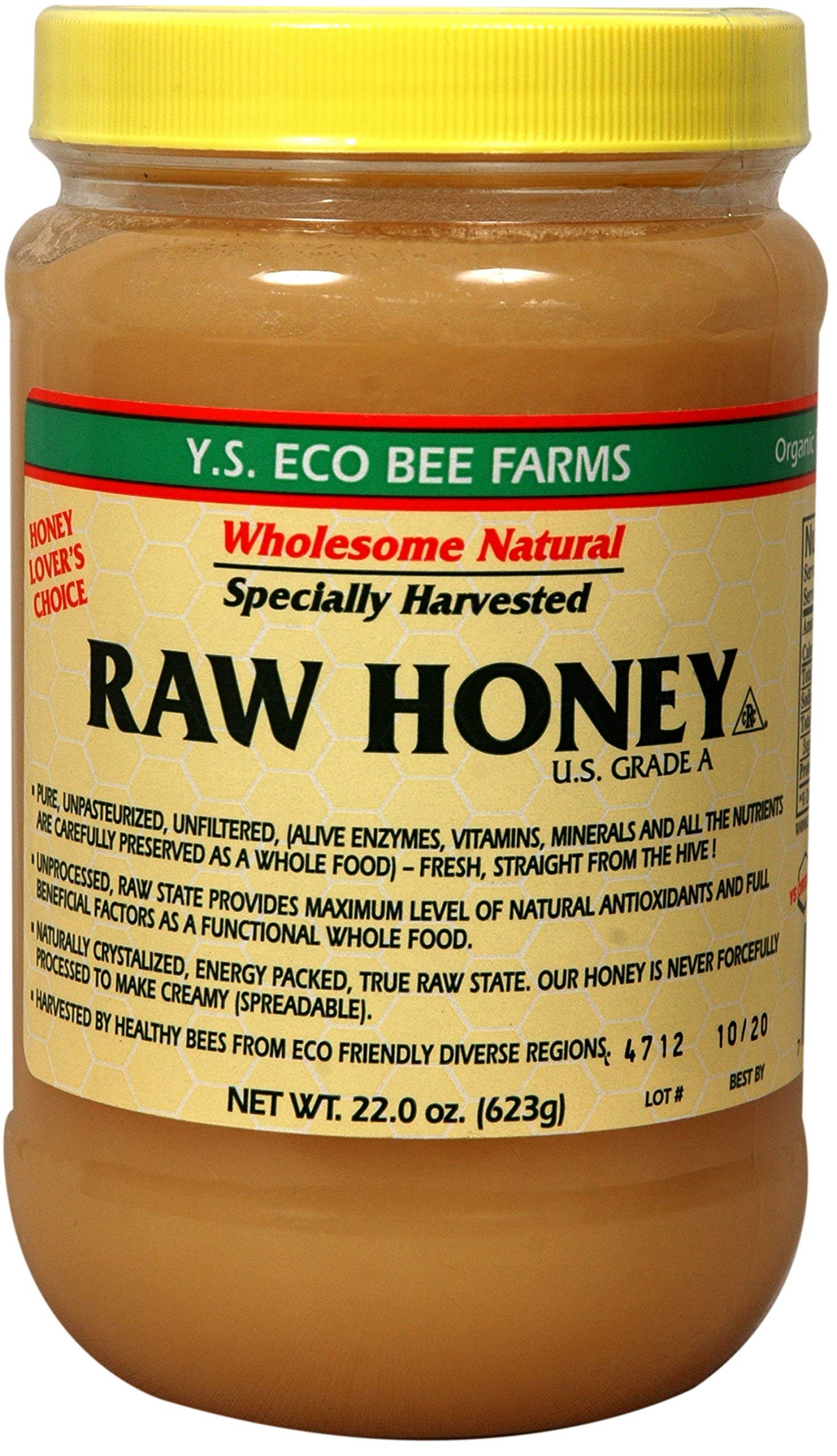 Y.S. Eco Bee Farms Raw Honey 22 oz Buy Online in United Arab