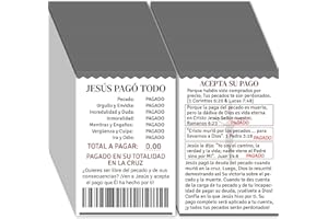 FANKYA 240pcs Spanish Jesus Paid It All Gospel Tracts Plan of Salvation Prayer Cards Pocket Little Jesus Bible Christian Tracts for Evangelism Church Gifts (JESUS PAGÓ TODO, 3.5 x 2.24 In)