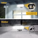 AIXPI Battery Powered Outdoor Security Lights 240 LED Motion Sensor 1500LM IP65 view 5