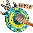 KADTC Dog Advanced Puzzle Toys Level 4 in 1 for Smart Dogs Mental Brain Stimulation Game Slow Food Puzzles Hard Feeder Puppy Treat Mind Games Cognitive Interactive Intelligence Training Toy