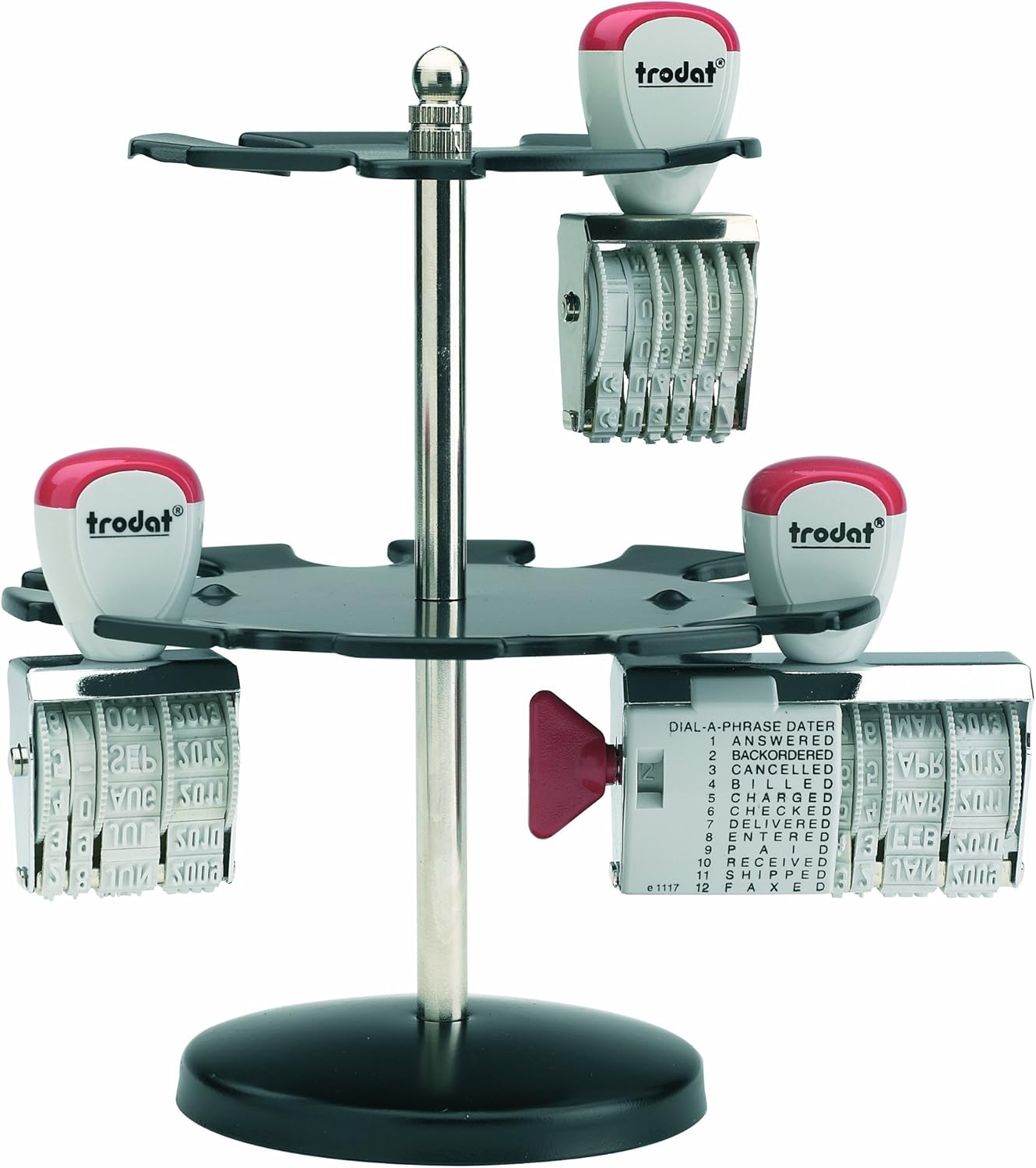 Trodat Stamp Rack for 14 SMALL Stamps Stamp Holders