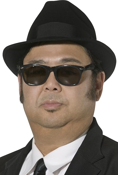 Blus Brothers Fedora-Herrenhut Schwarz, One Size
