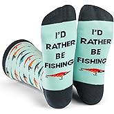 Lavley Fishing and Hunting Socks - Socks for Hunters and Fishermen, Fun Gift for Birthdays, Father’s Day, or Everyday Wear