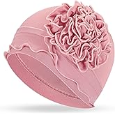 Geyoga Cotton Chemo Headwear Turban for Women Soft Elastic Cancer Hat Cancer Sleep Caps Head Wraps for Women with Hair Loss