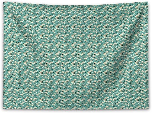 Abakuhaus Floral Tapiz De Pared Y Cubrecama Suave Magnolia