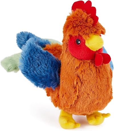 Zappi Co Cockerel Plush Toy 12-15cm Soft Cuddly Farmyard Friend