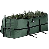 ZOBER Wide Christmas Tree Storage Bag - Maximum Accessibility - Fits 9 Ft Trees - 600D Oxford Fabric Christmas Tree Bag For S