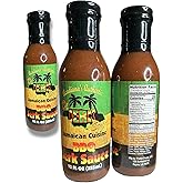 Di Jerk Stop BBQ Jerk Sauce – Authentic Jamaican BBQ Sauce, Sweet & Spicy Island Flavor, 12 fl oz – Perfect for Grilling, Chicken, Ribs & More