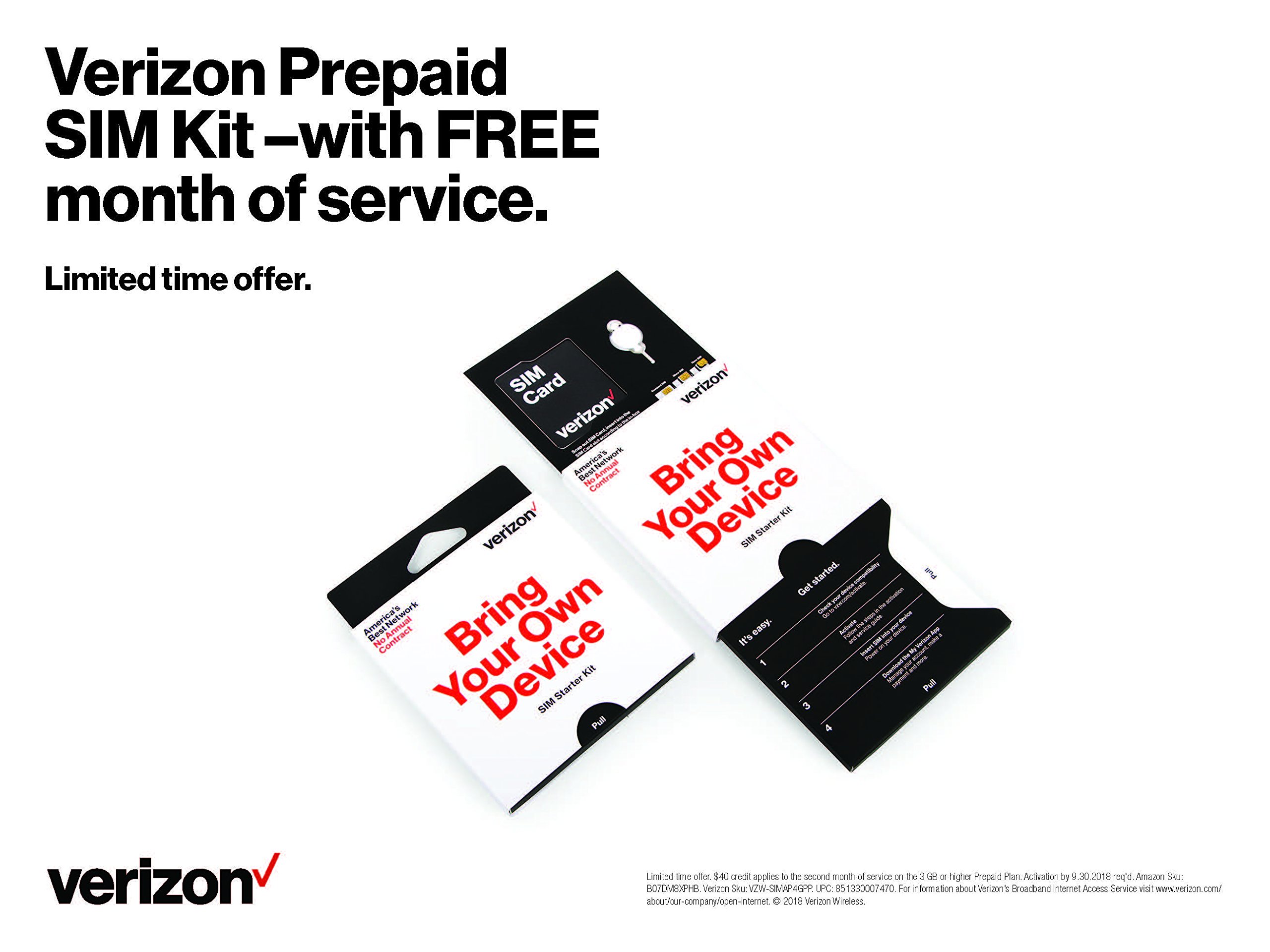 Cricket BYOD 2.0 Wireless 3in1 SIM Card Kit Prepaid Black