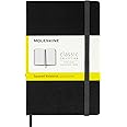 Moleskine Classic Notebook, Hard Cover, Pocket (3.5" x 5.5") Squared/Grid, Black, 192 Pages