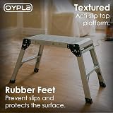 Oypla 150kg Folding Aluminium Work Platform Step Up Bench EN131 view 4
