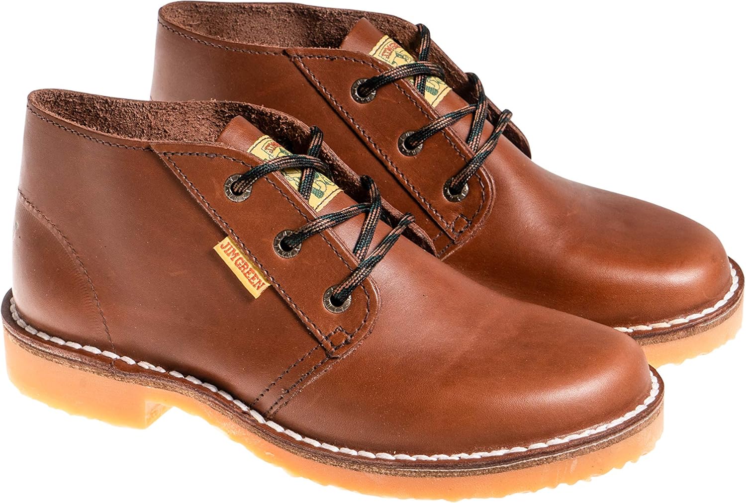 Jim Green Vellie Men’s Casual Work Boot LaceUp Traditional Chukka Boots with Full Grain Suede