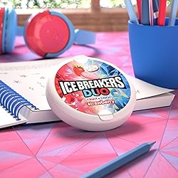 ICE BREAKERS Duo Fruit Plus Cool Strawberry