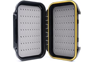 Maxcatch OR Fly Box Waterproof Portable Design for Large Flies(Easy Grip, Slit Foam) (Easy Grip Foam)