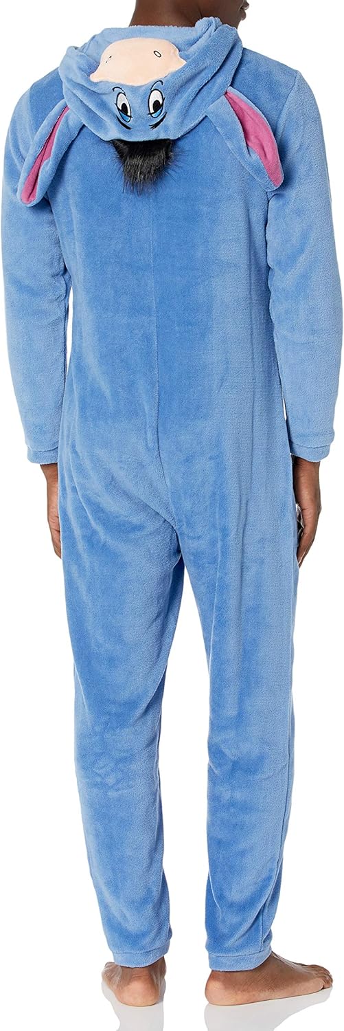 Disney Men's Winnie The Pooh Hooded One Piece Pajama at  Men’s Clothing store