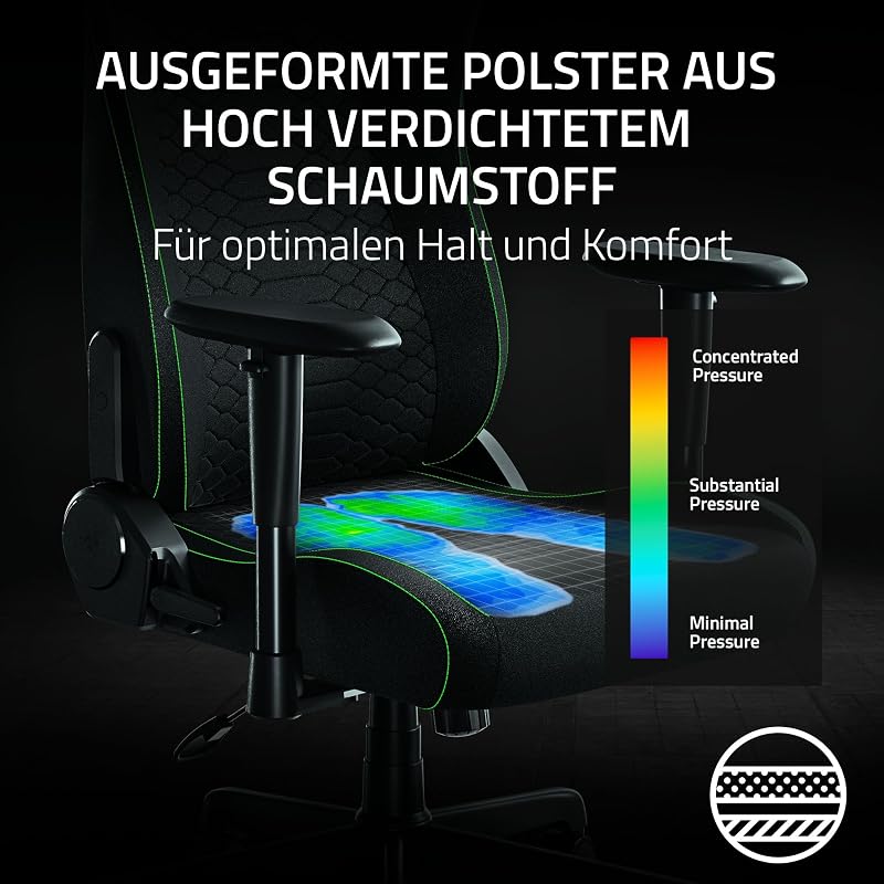 Iskur V2 X- Essential Gaming Chair with Built-in Lumbar Support