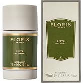 Floris London Elite Deodorant Stick, 2.5 Fl Oz | Woody &amp; Mellow Roll-On Deodorant; Alcohol &amp; Aluminium Free; Vitamin E; for Sensitive Skin