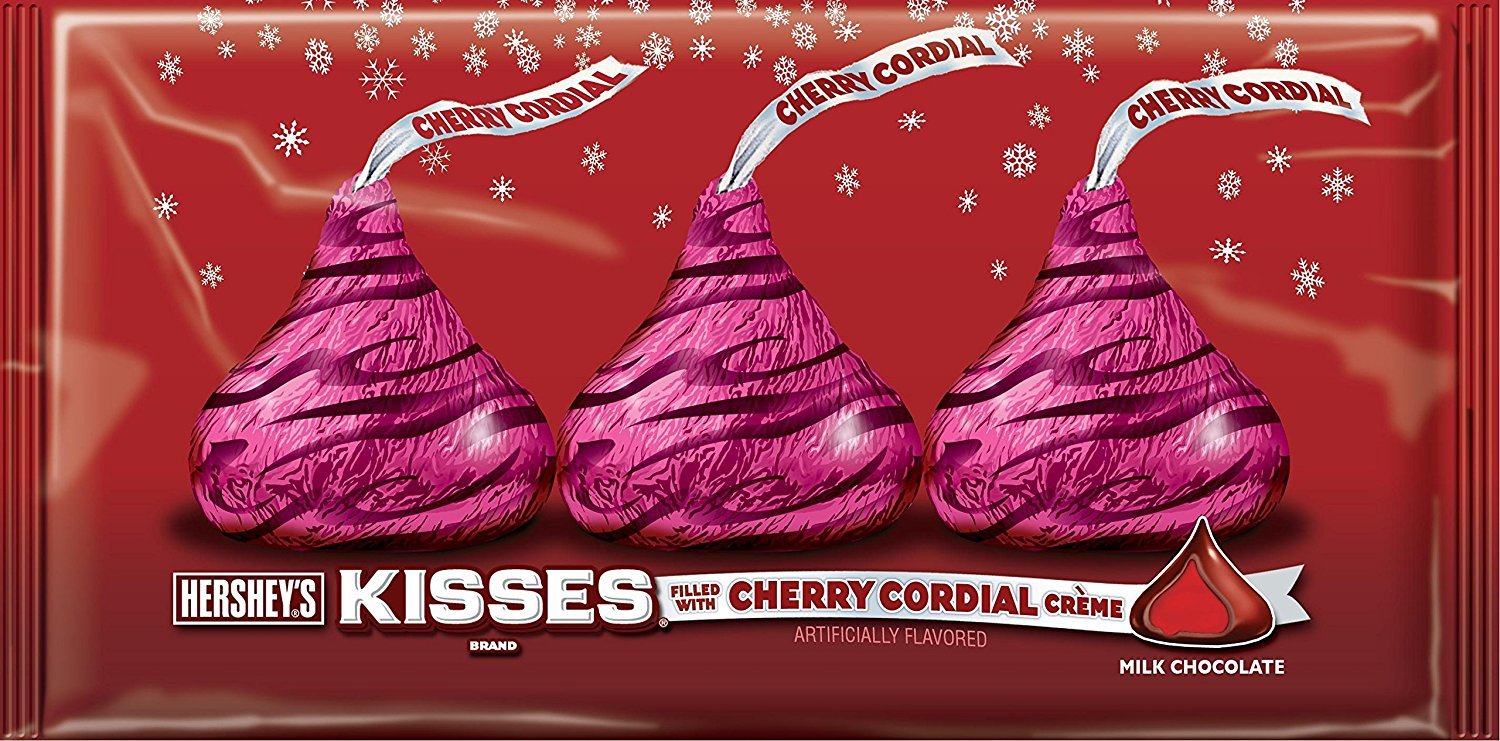 Hershey's Milk Chocolate Cherry Cordial Kisses 10oz Bag Amazon.co.uk