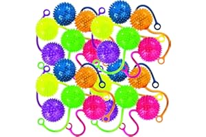 Fun Express Mini Neon Water YoYo Balls Bulk Set of 24 - Party Favors for Kids Birthday Goodie Bags | Prize Box Toys for Kids Classroom Treasure Box Prizes | Pinata Stuffers Carnival Prizes Ages 3-12