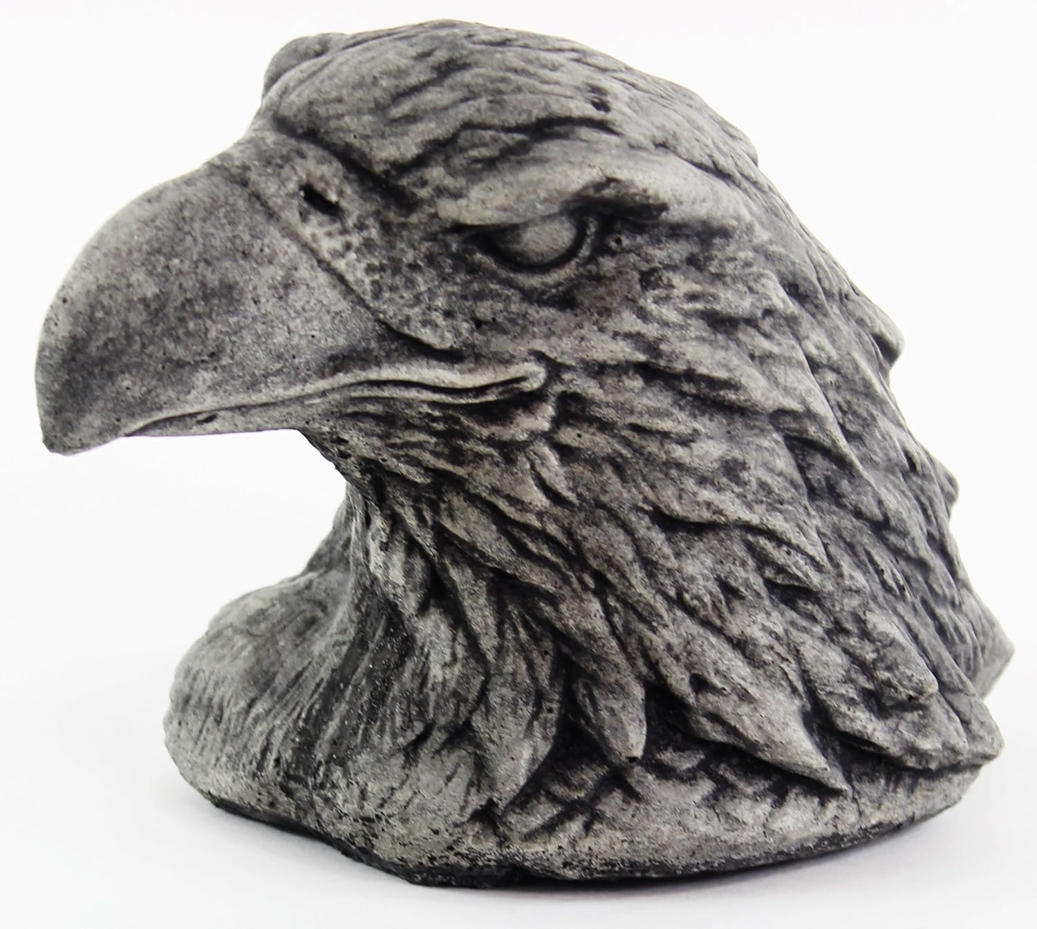 Eagle Head Concrete Garden Statue Cement Figurine Sculpture