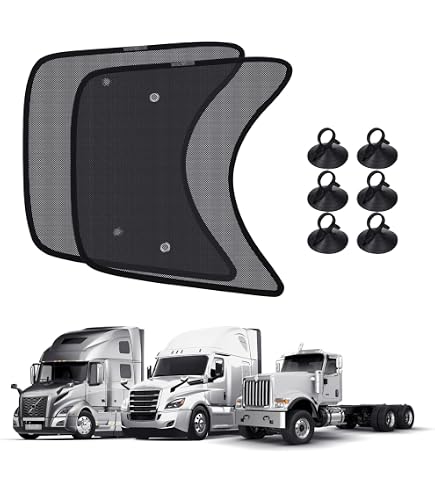 thumbnail image 2 of TORQUE TRFT124 Black Window Stone Shield For 2008-2017 Freightliner Cascadia Trucks 2 of 6